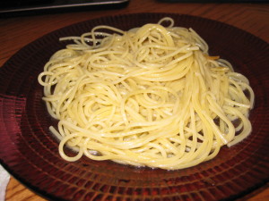spaghetti aglio e olio