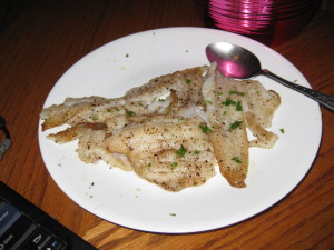 pan fried sole fish