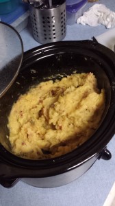 slow cooked mashed potatoes